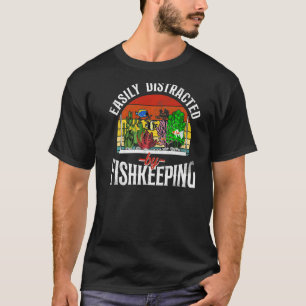 Camiseta Aquário de Saltwater Retro Vintage, facilmente dis