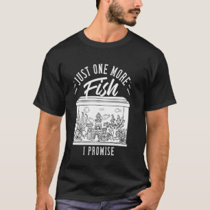 Camiseta Aquário de Tanque de Peixes Aquascaping de Água Sa