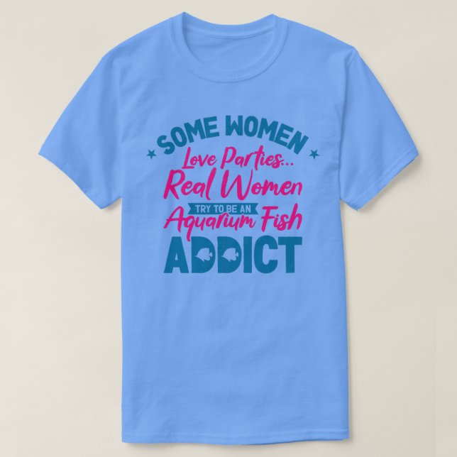 Camiseta Aquário de Vícios de Aquário de Peixes 2 (Frente do Design)