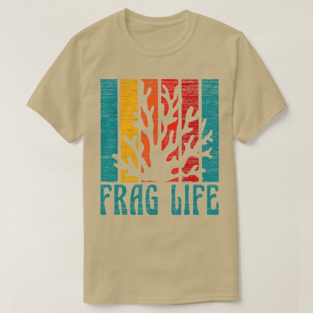 Camiseta Aquário Detentor de Peixes Aquarista Coral Life Fr (Frente do Design)