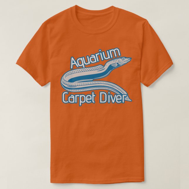 Camiseta Aquário Eel Carpet Diver Rastreio Eel (Frente do Design)