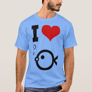 Camiseta Aquário Eu adoro peixe