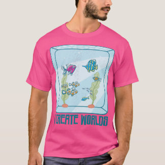 Camiseta Aquário Mundos Aquascaping Aquarium Keeper 1