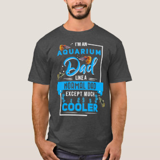 Camiseta Aquário Pai Engraçado Guppy Fish Aquarista