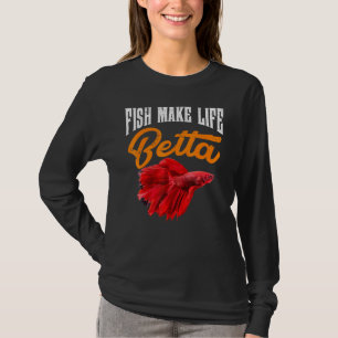 Camiseta Aquário Peixe Torna Vida Betta Goldfish Aquarista