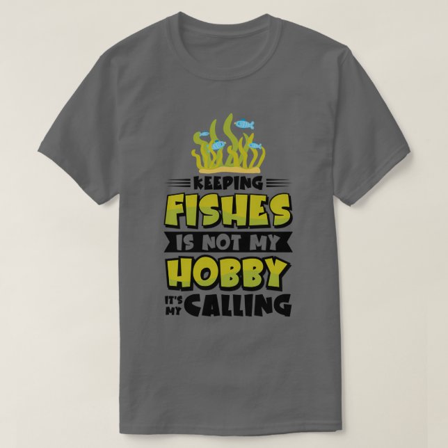 Camiseta Aquário Peixes Hobby Aquário Aquário 1 (Frente do Design)