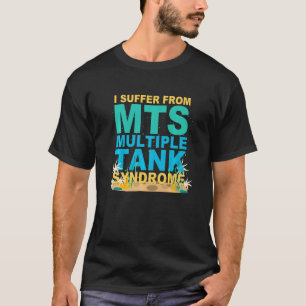 Camiseta Aquário Pet M T S Síndrome de Tanque Múltiplo Peix