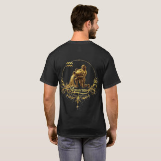 Camiseta Aquário Signo do zodíaco único, signo estelar