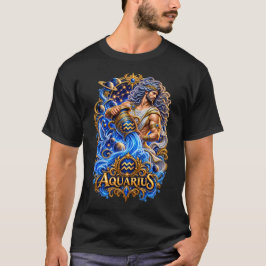 Camiseta Aquário Zodíaco Portador de Água – Astrologia Cele