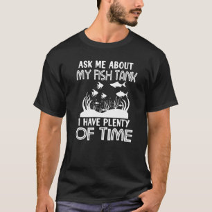 Camiseta Aquariofilia Cuidador de Aquário Vida Marinha Tanq