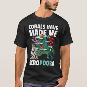Camiseta Aquários de Recife de Coral Para um Aquarista