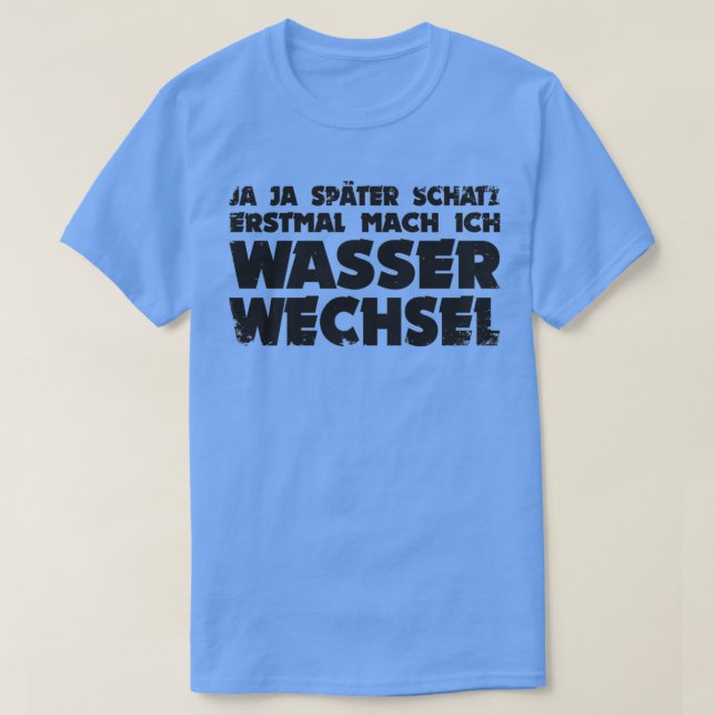 Camiseta Aquarista Aquarista Engraçado Presente 10 (Frente do Design)