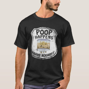 Camiseta Aquarista Marinho Espumador Merda Acontece Tanque