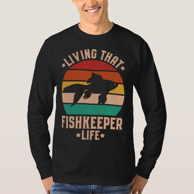 Camiseta Aquaristics Living That Fishkeeper Life Aquarium A (Frente)