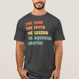 Camiseta Aquarium Curator Engraçado Presente para ele Curat