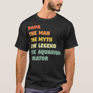 Camiseta Aquarium Curator Engraçado Presente para ele Curat