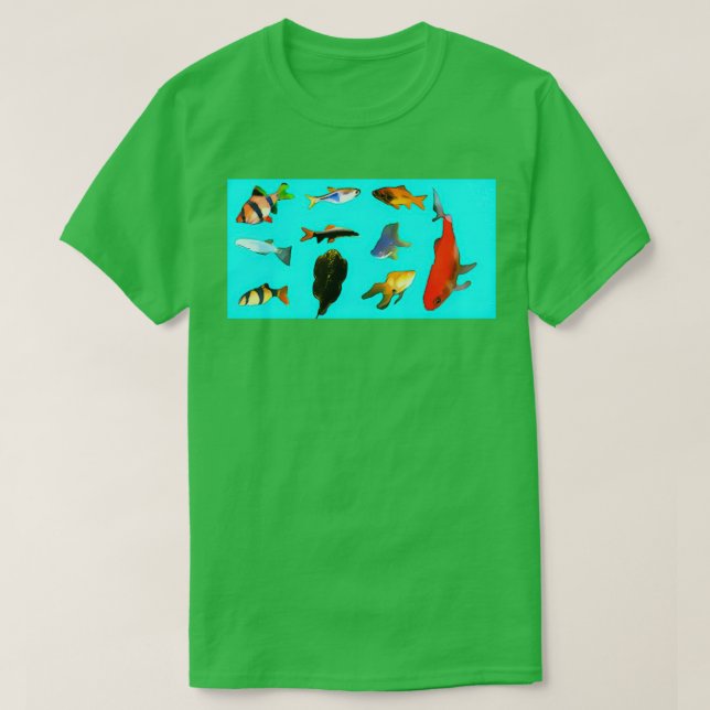 Camiseta Aquarium Cypriniformes (Frente do Design)