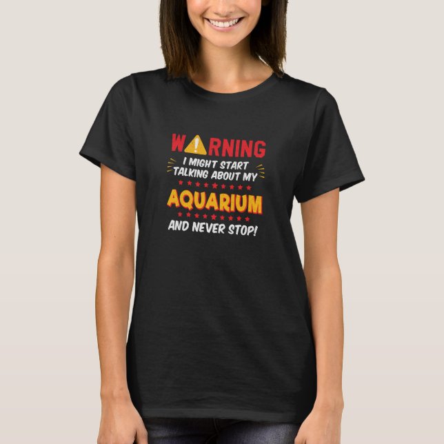 Camiseta Aquarium Fish Collector Joke Graphic (Frente)