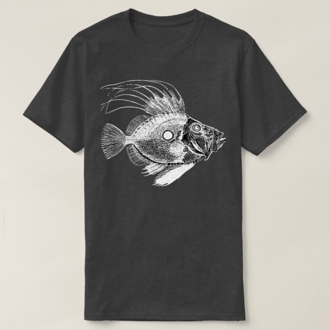 Camiseta Aquarium Fish Vintage (Frente do Design)