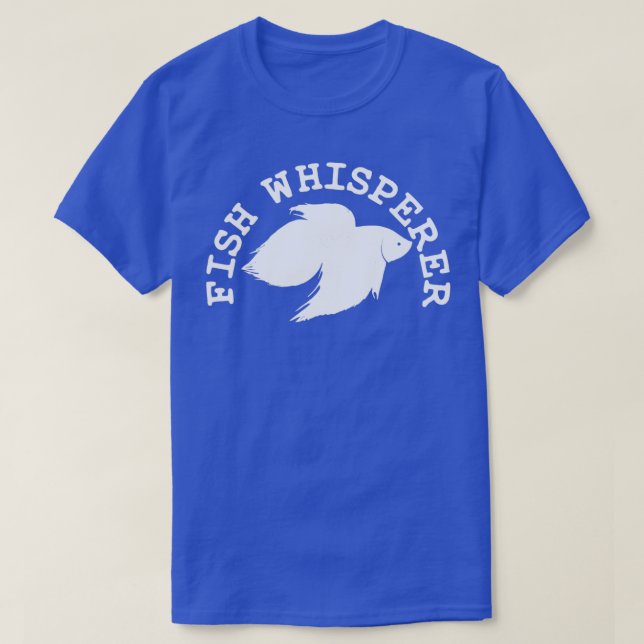 Camiseta Aquarium Fish Whisperer 2 (Frente do Design)
