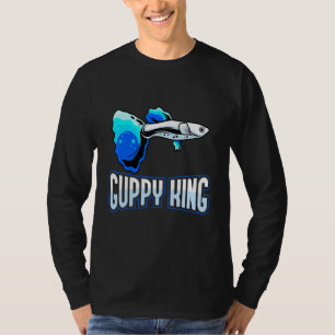 Camiseta Aquarium Fishes Guppy King Aquarist