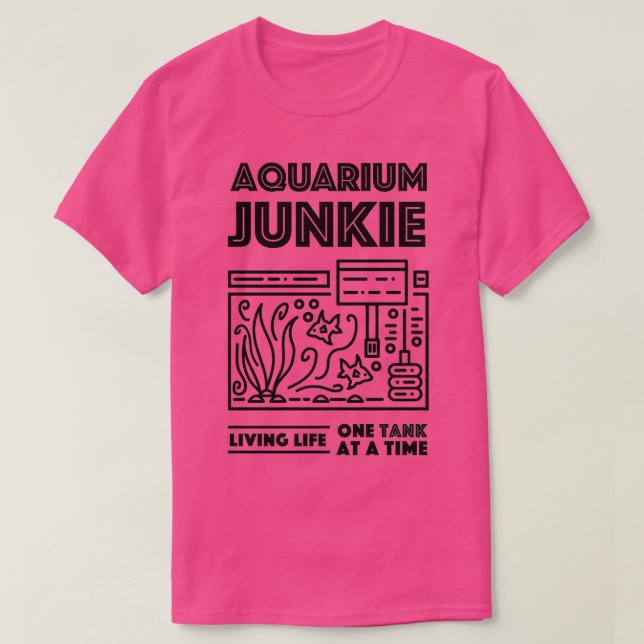 Camiseta Aquarium Junkie 2 (Frente do Design)