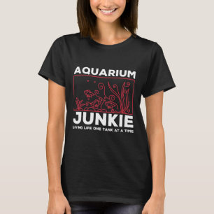 Camiseta Aquarium Junkie Aquarist - Pesca Sea Animal