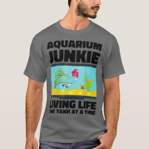 Camiseta Aquarium Junkie Peixes Tanque Aquário Kearium