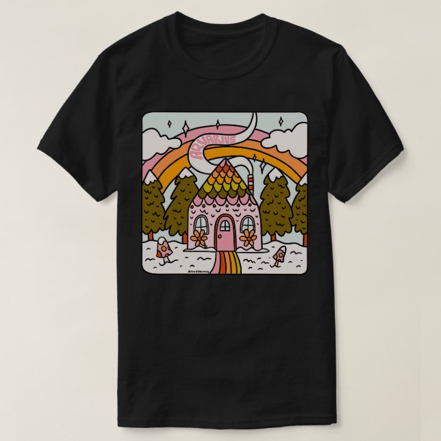 Camiseta Aquarius Gingerbird House (Frente do Design)