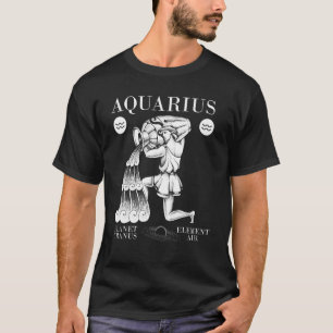 Camiseta Aquarius Planet Uranus Elemento Ar 5