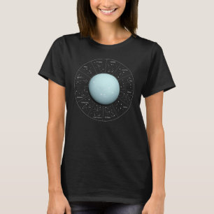 Camiseta Aquarius Zodiac - Sinal Astrológico - Planeta Ura