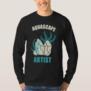 Camiseta Aquascape Artist Fish Tank Aquatic Garden Ornament