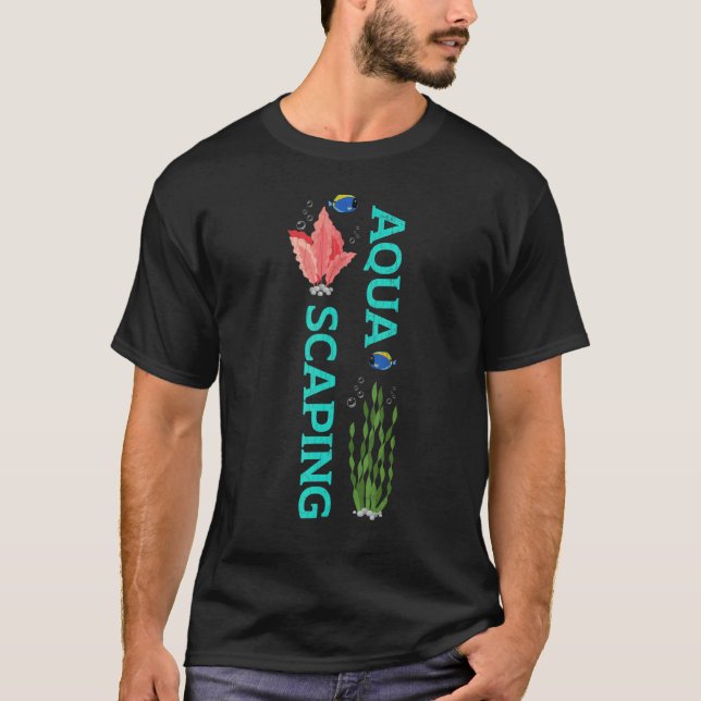 Camiseta Aquascaping Pesca Aquarista Grafi (Frente)