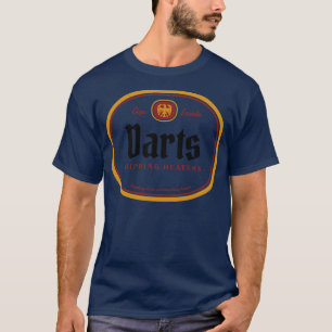 Camiseta Aquecedores com raspagem de dardos design de vinta
