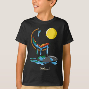 Camiseta Aquecimento Anti-solo Mudança Climática Pro Natura