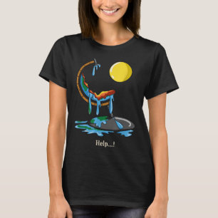 Camiseta Aquecimento Anti-solo Mudança Climática Pro Natura