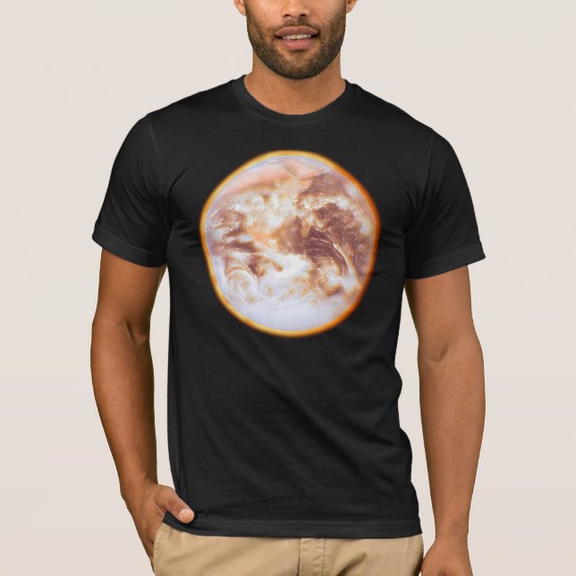 Camiseta "Aquecimento global " (Frente)