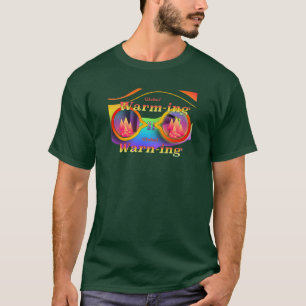 Camiseta Aquecimento Global Alerta Global Floresta Verde