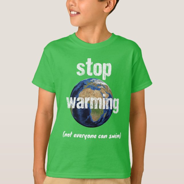 Camiseta Aquecimento global do Dia da Terra 2019 (Frente)