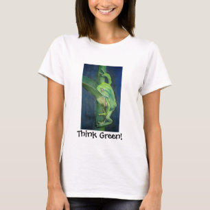 Camiseta Aquecimento global do sapo original do pense verde