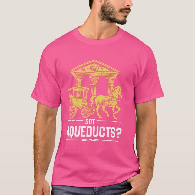 Camiseta Aquedutos Império Romano (Frente)