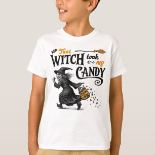 Camiseta Aquela bruxa pegou o meu doce