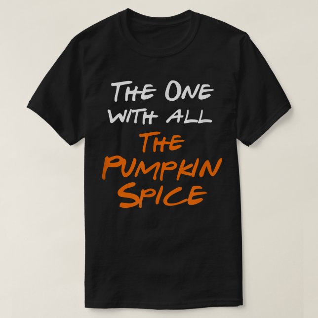 Camiseta Aquela Com Especiaria De Pumpkin (Frente do Design)