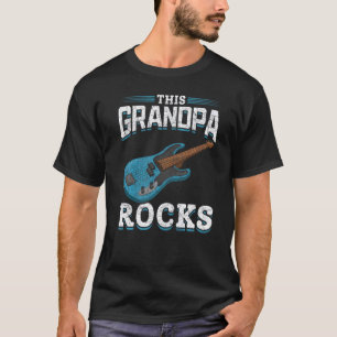Camiseta Aquele Avô Manda Bem Baixista Aposentado Aposentad