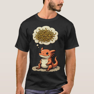 Camiseta Aquele Axolotl Desenho a Tinta Sticker