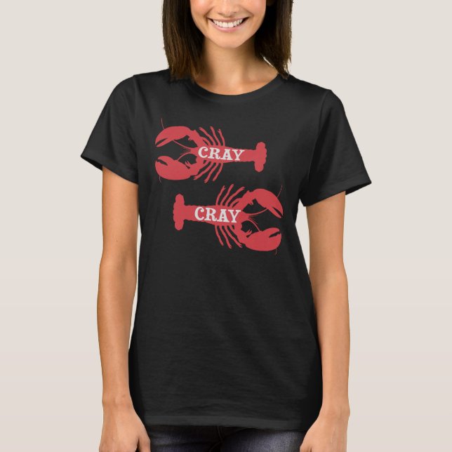 Camiseta Aquele Crustáceo Cray Cray Crayfish (Frente)