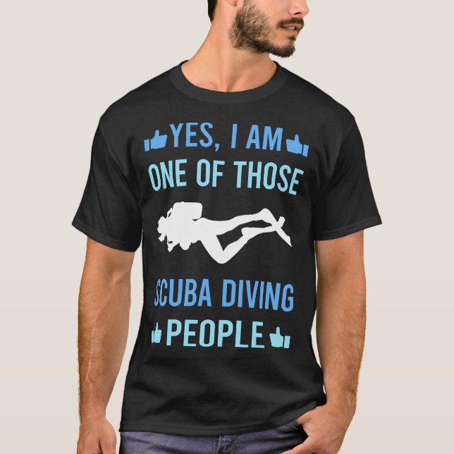 Camiseta Aquele Pessoas de mergulho Scuba (Frente)