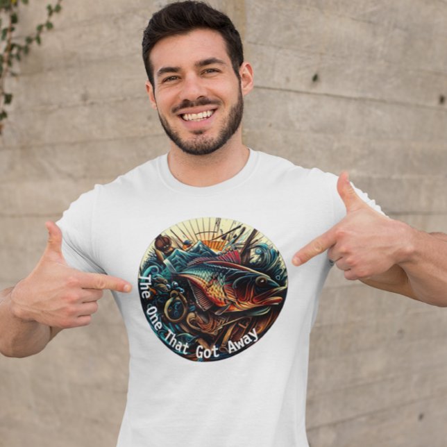 Camiseta Aquele Que Deixou De Pescar (Criador carregado)