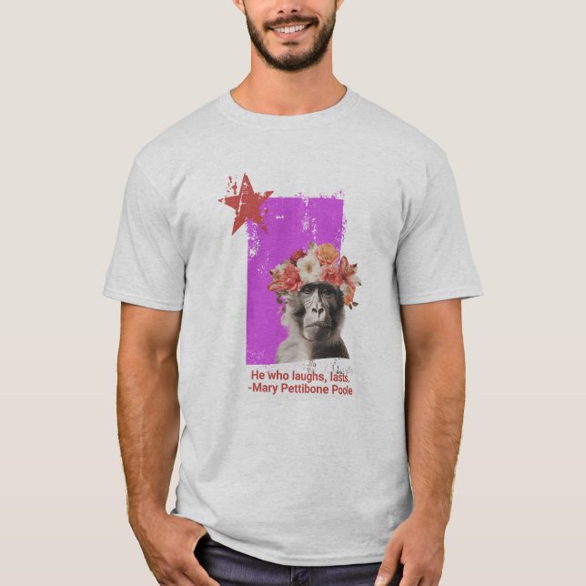Camiseta "Aquele Que Ri..." Masculino (Frente)