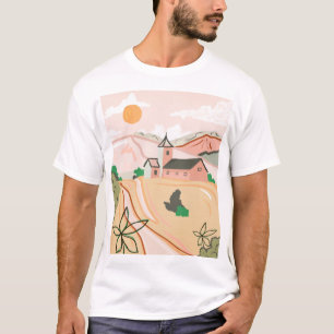 Camiseta Aquele Sentimento Quente E Pacífico